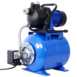 1.6 hp. Shallow Well Jet Pump with 19 Litter Pressure Tank in Blue