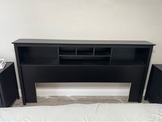 King Headboard in Black