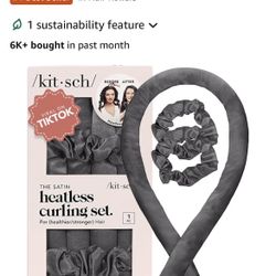 Satin Heatless Hair Curler Set