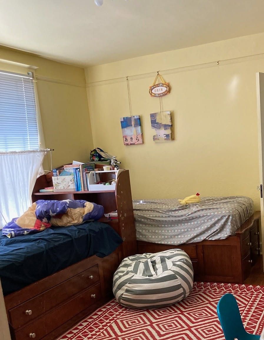 2 twin bookcase beds with 6 Drawers