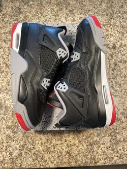 AIR JORDAN BRED 4’S GS 7Y