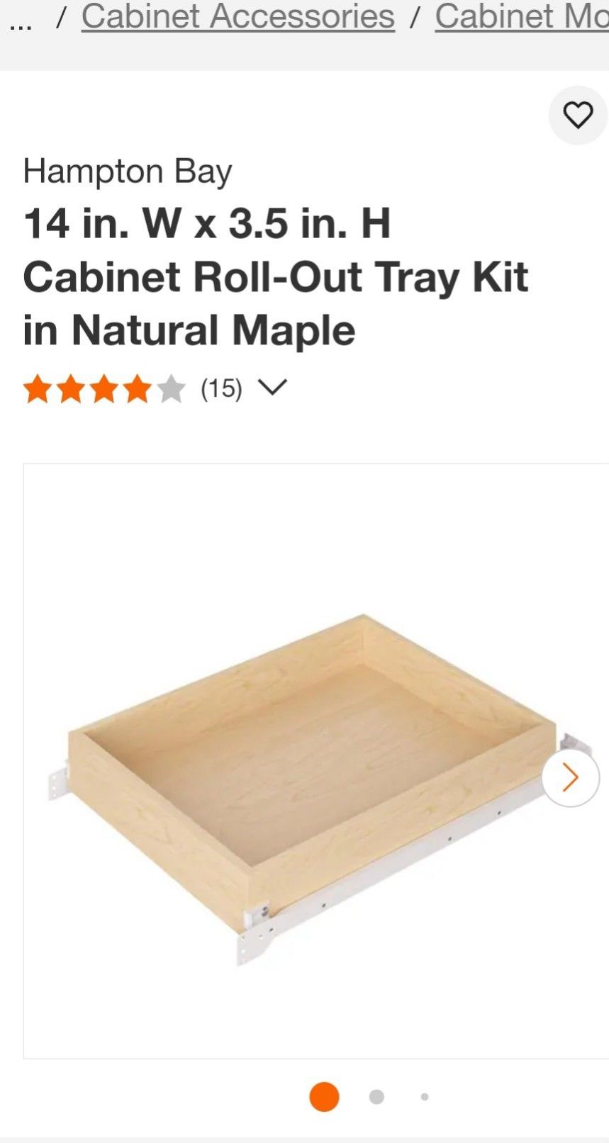 2 Roll-out Drawer Cabinet Assembled