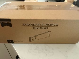 Expandable drawer dividers