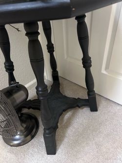 Solid wood antique side table