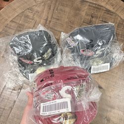 Supreme SS26’ week 3 Mascots S Logo New Era® navy, black, Woodland camo, green