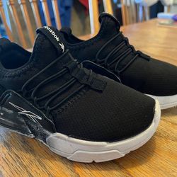 Toddler Reebok Black Shoes Size 7c Super Clean Inside
