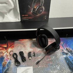 New Valorise Wireless Gaming Headset, 7.1 Surround Sound, 2.4Ghz USB Gaming Headphones Bluetooth 5.4, 100-Hr Noise Canceling Mic RGB Light, Wireless H
