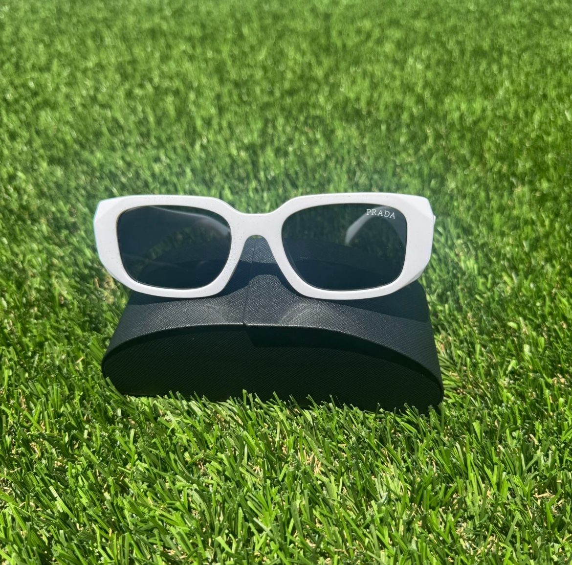 White prada sunglasses