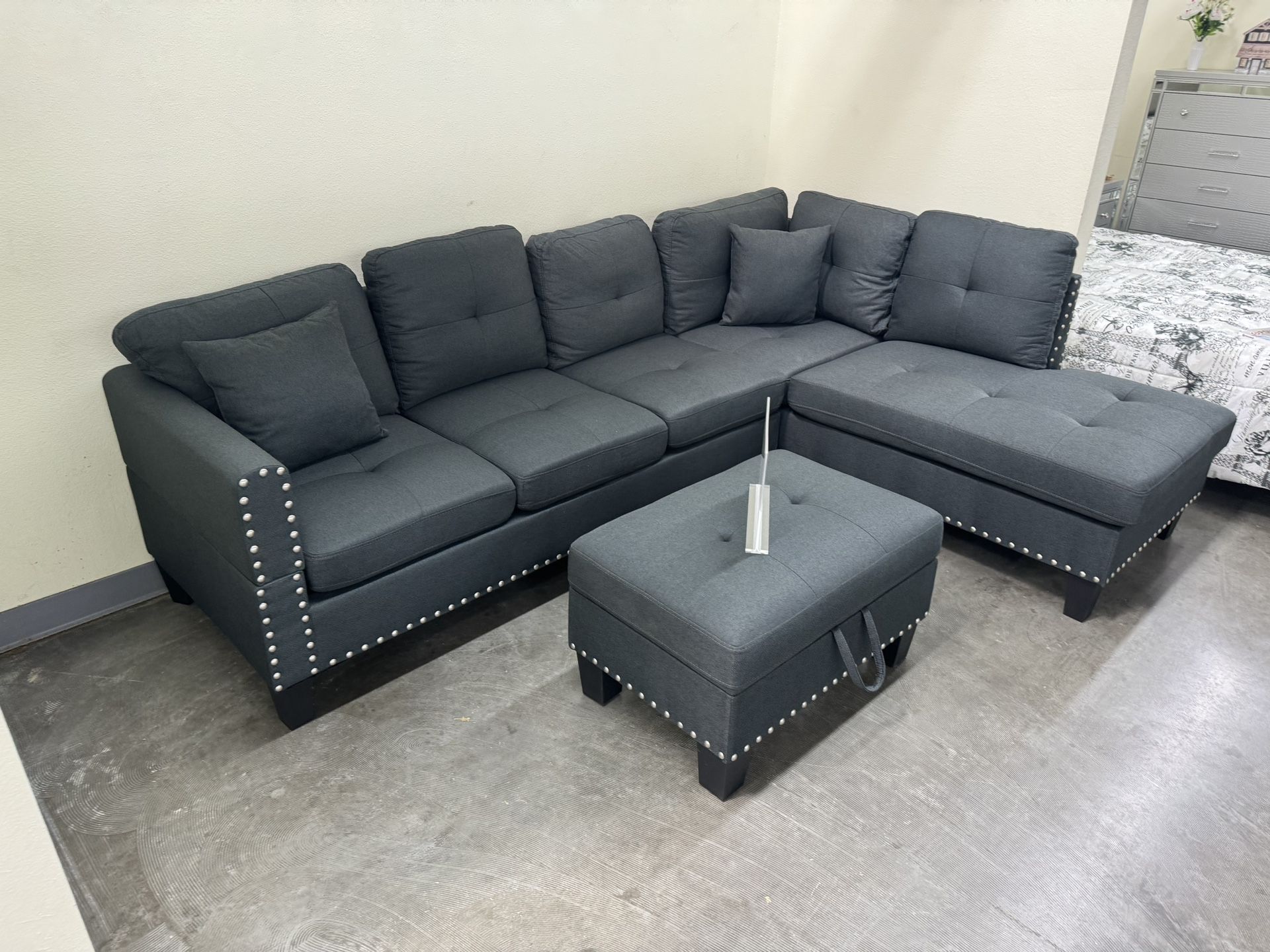 Sectional Sofa - Grey