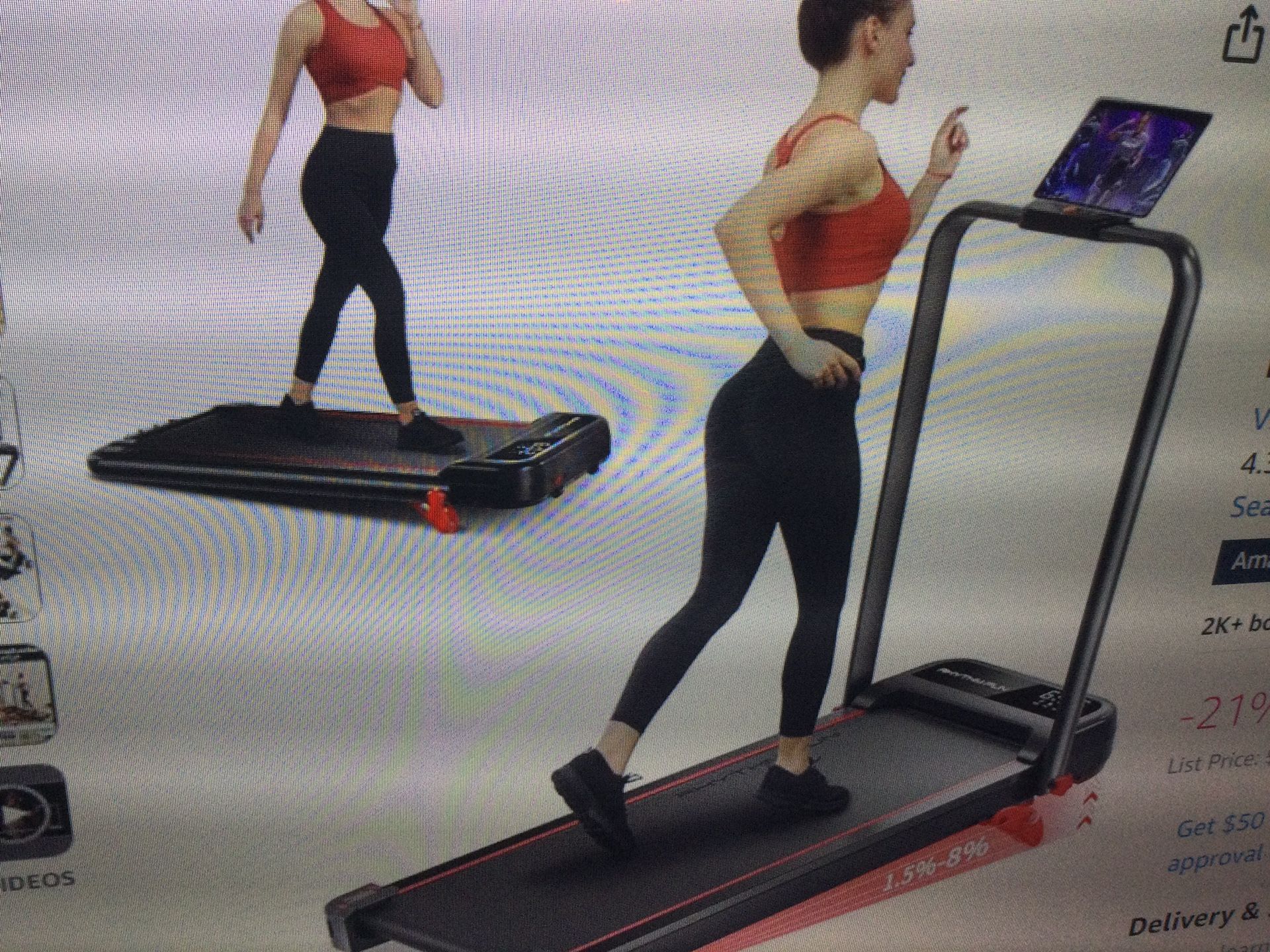 BRAND NEW COMPACT TREADMILL MINI FITNESS HOME FOLDING 2.5 HP QUIET …retails At 239.95 Plus Tax Model P11