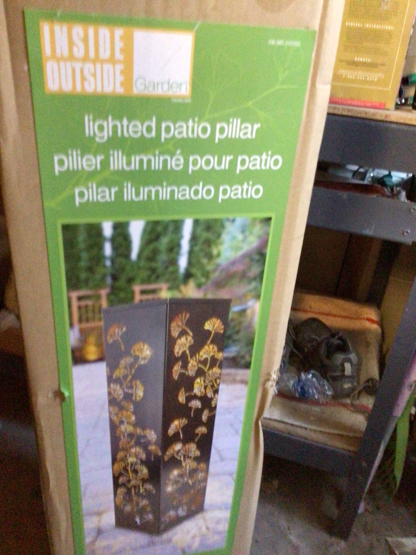 Lighted Patio Pillar