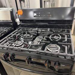 Frigidaire Black Gas Range 