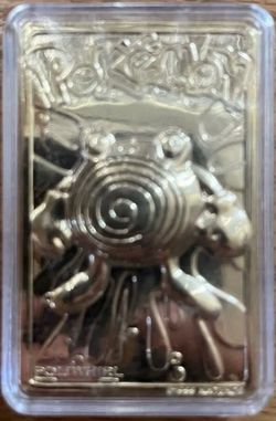 Poliwrath Special Edition 24 Karat Gold plated Collectible
