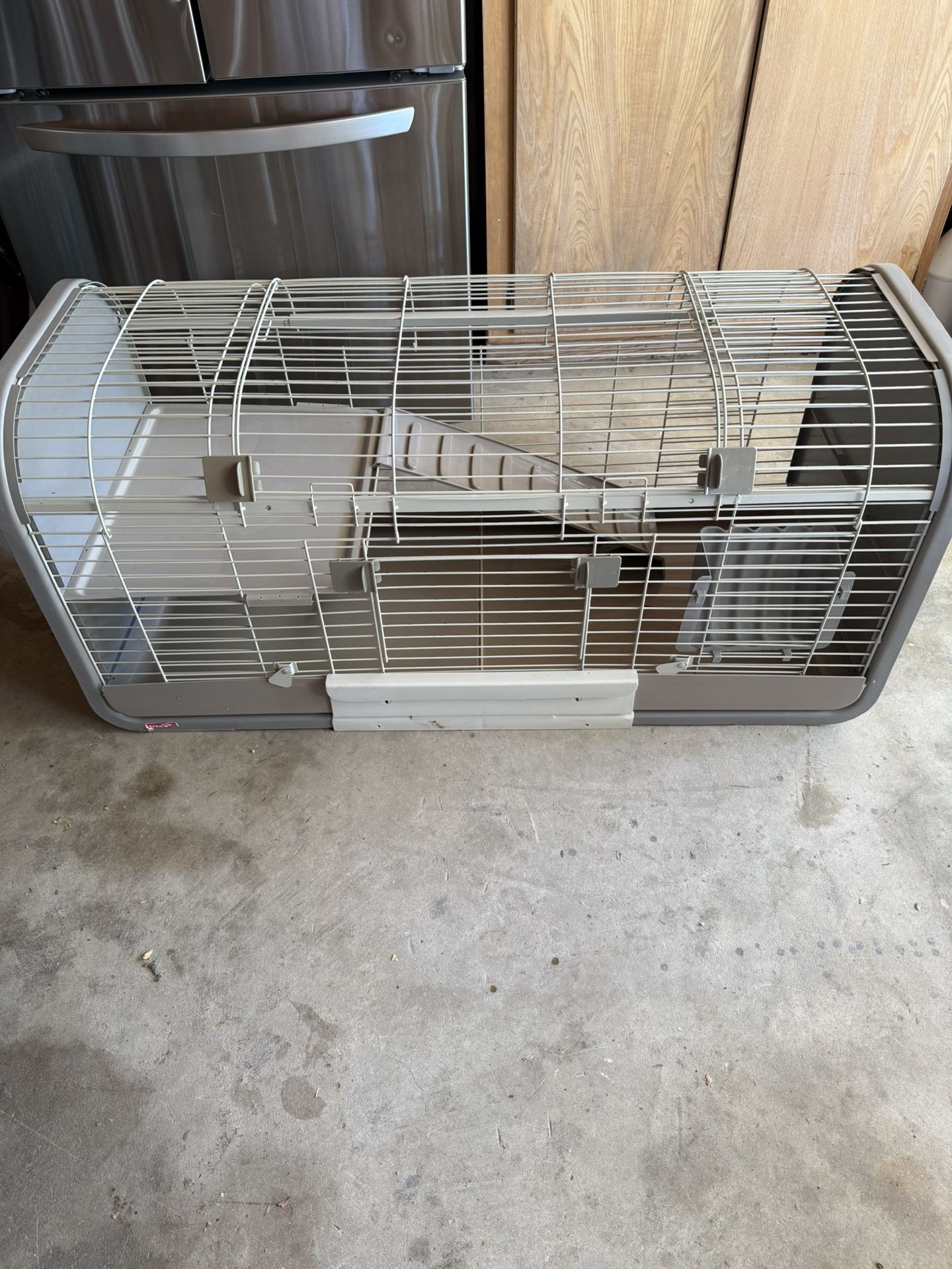 Gray Cage For Guinea Pigs And Rabbits And Many More