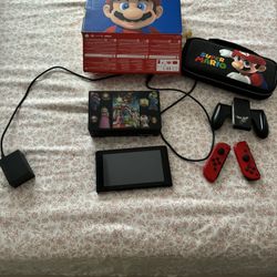 Selling my Nintendo switch like brand new only played couple of times come with Mario donkey Kong sonic it’s in excellent condition I spent 600$ for e