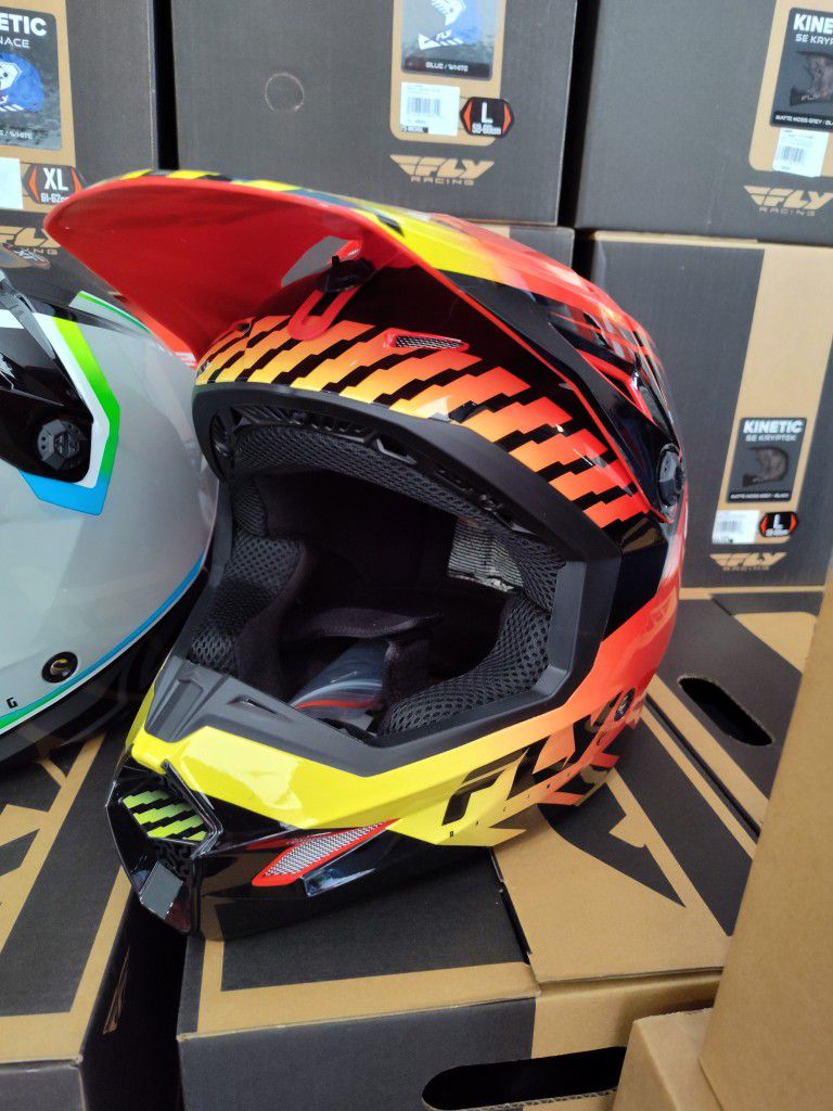 Fly Racing Motocross Off-road Helmet DOT Approved Brand New 