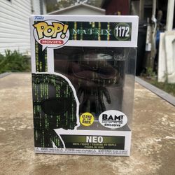 Funko Pop 1172 Neo GITD (Matrix) BAM Exclusive 