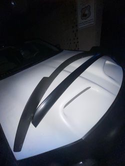 Wicker bill and rear window spoiler