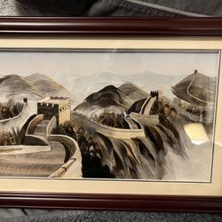 “ Great Wall Of China 3d  Framed 