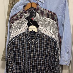 16 Button-Up shirts L/XL