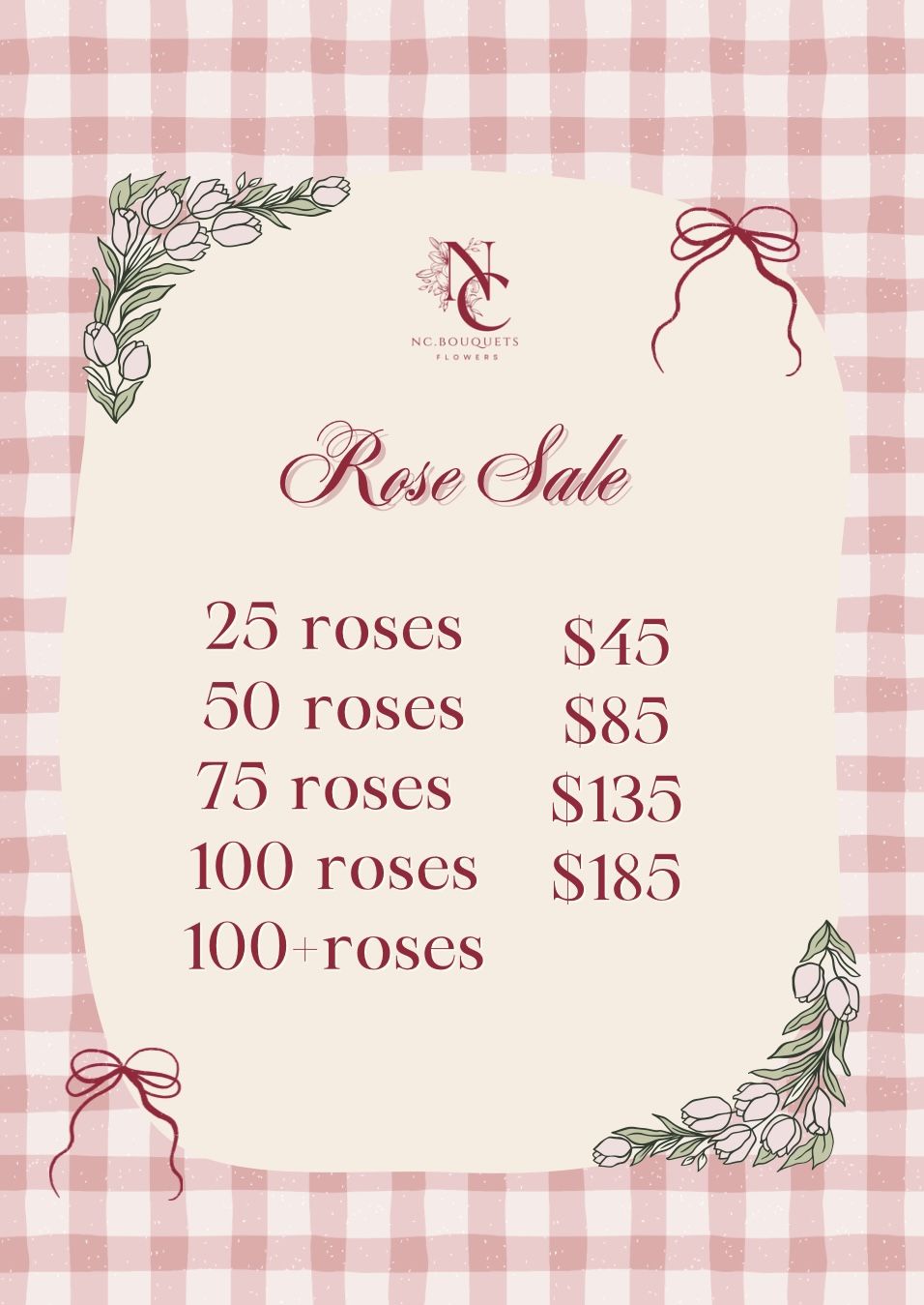 Rose sale 🌸 Ramos, Floral Arrangements, Roses, Birthday Bouquets