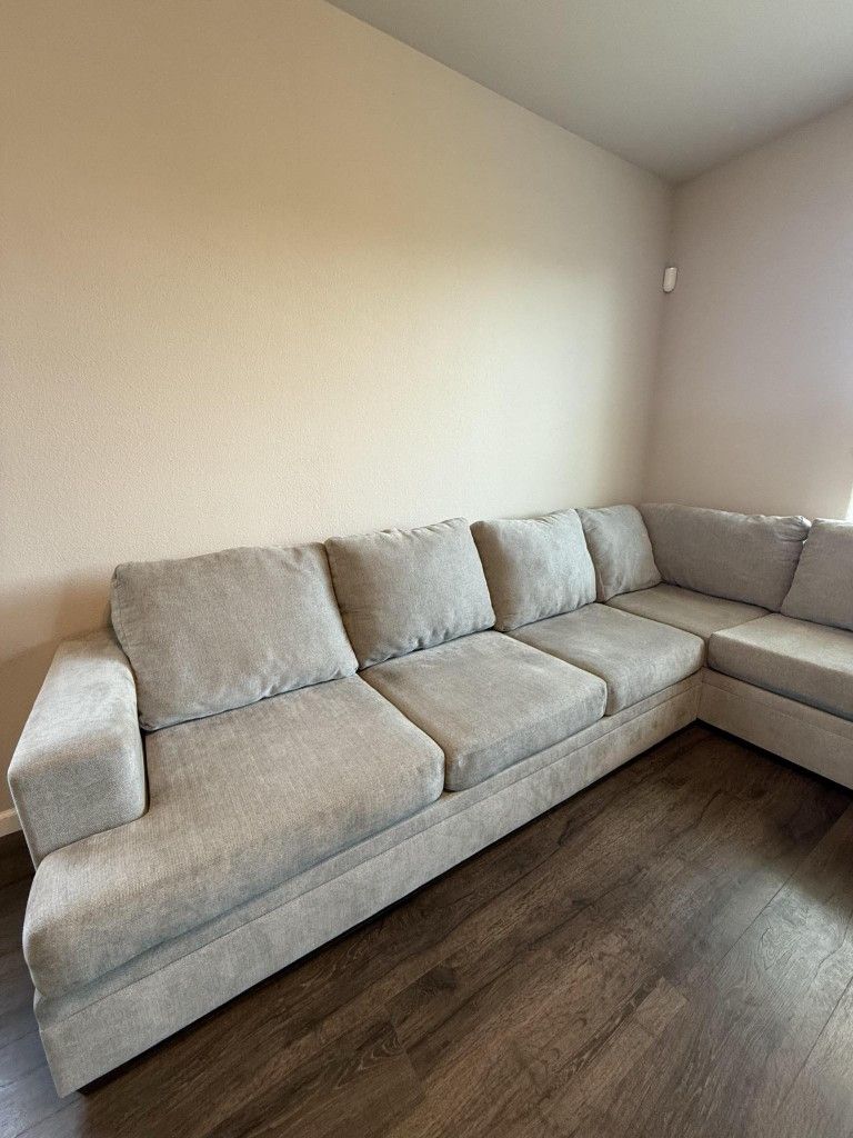 Beige Sectional Couch