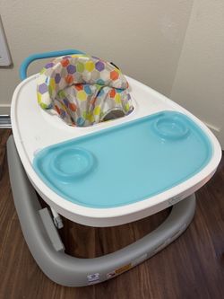 Smart Steps Foldable Baby Walker with Snack Tray (Colorful Hexagon Pattern)