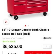55" Snap-On 78' Classic Toolbox