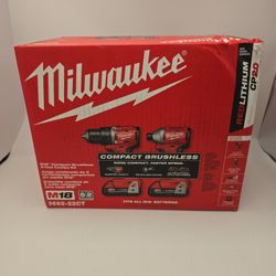 Milwaukee 3692-22ct M18 Compact  combo kits 