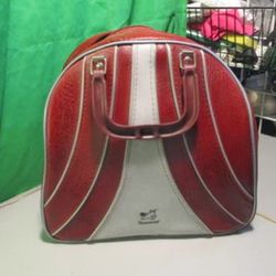 Vintage Brunswick Bowling Ball Bag Red-SKU: 59717-9