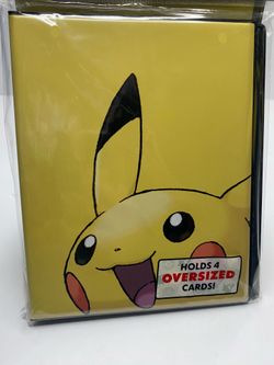 Pokémon Pikachu 4-pocket Ultra-Pro Binder To Protect Your Cards Yellow x2
