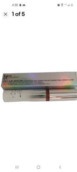 IT Cosmetics CC+ Lip Serum Hydrating Anti-Aging Crème Gloss LOVE 0.11 fl oz SEAL Full Size