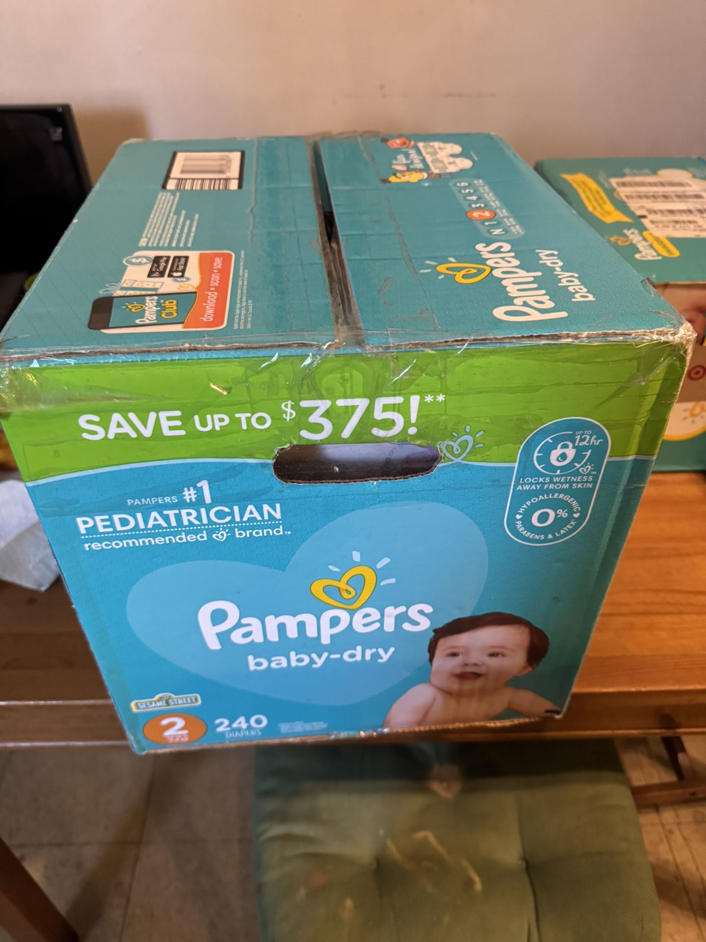 Diapers Pampers Baby Dry