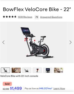 Bowflex Velocore Bike 22