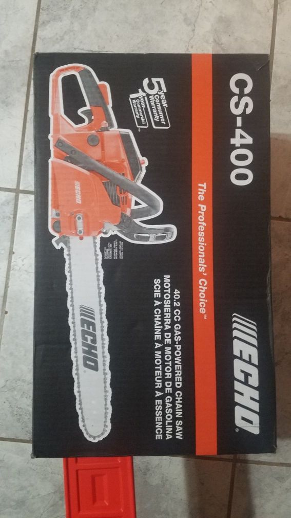 Echo cs-400 chainsaw