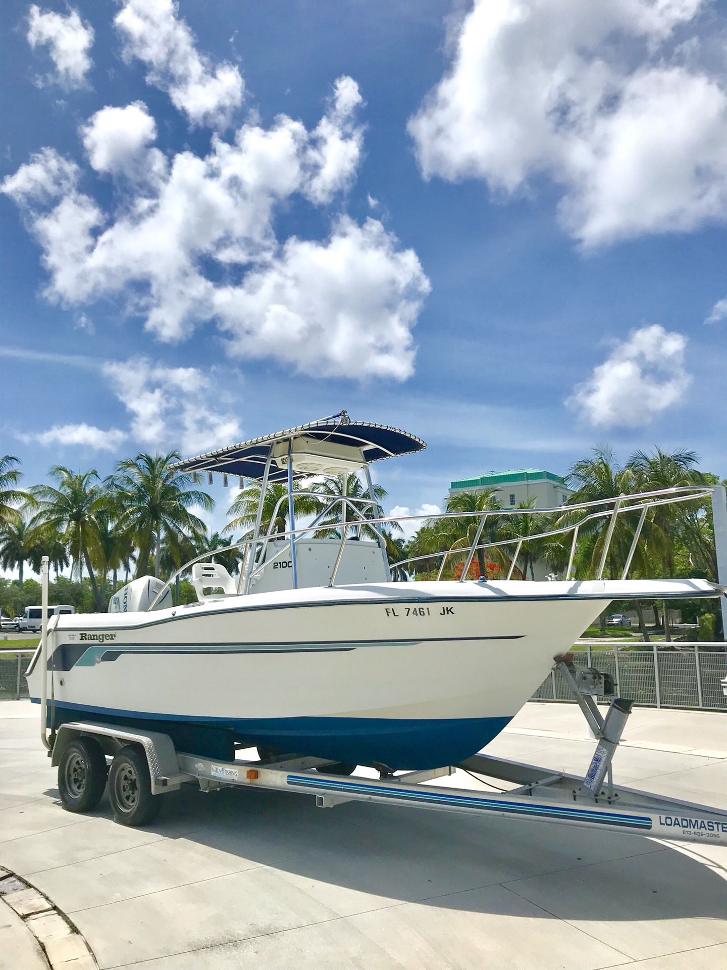 1995 ranger offshore 21 ,feet , legend with 2007 Honda 225hp