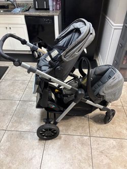 Evenflo Xpand Double Stroller with Infant Car Seat