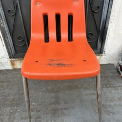 VIRCO Orange Chair