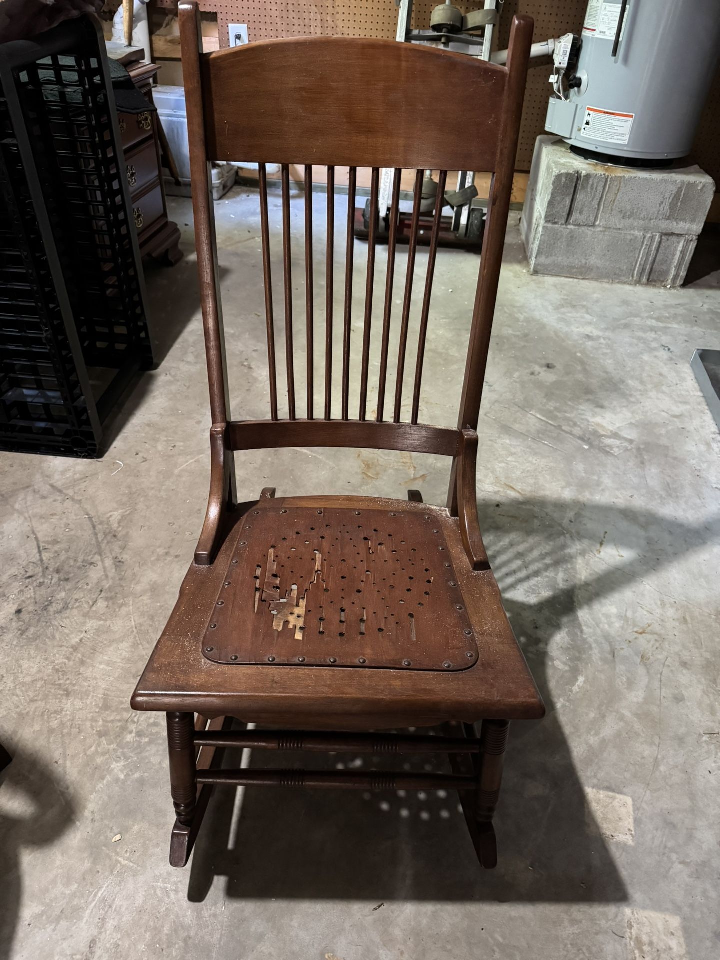 Vintage Wooden Rocking Chair
