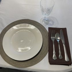 140 Brown Linen Napkins