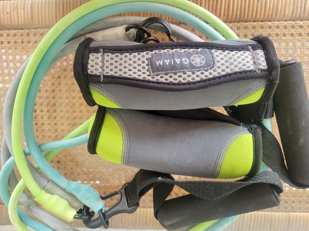 Gaiam Resistance Bands & Hand Weights