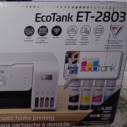 Epson Ecotank Et-2803 Printer New