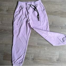 LIMITED EDITION Figs Lavender Haze Women’s Medium Scrub Pants Zamora Jogger 