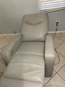 Light Grey Electric Recliner