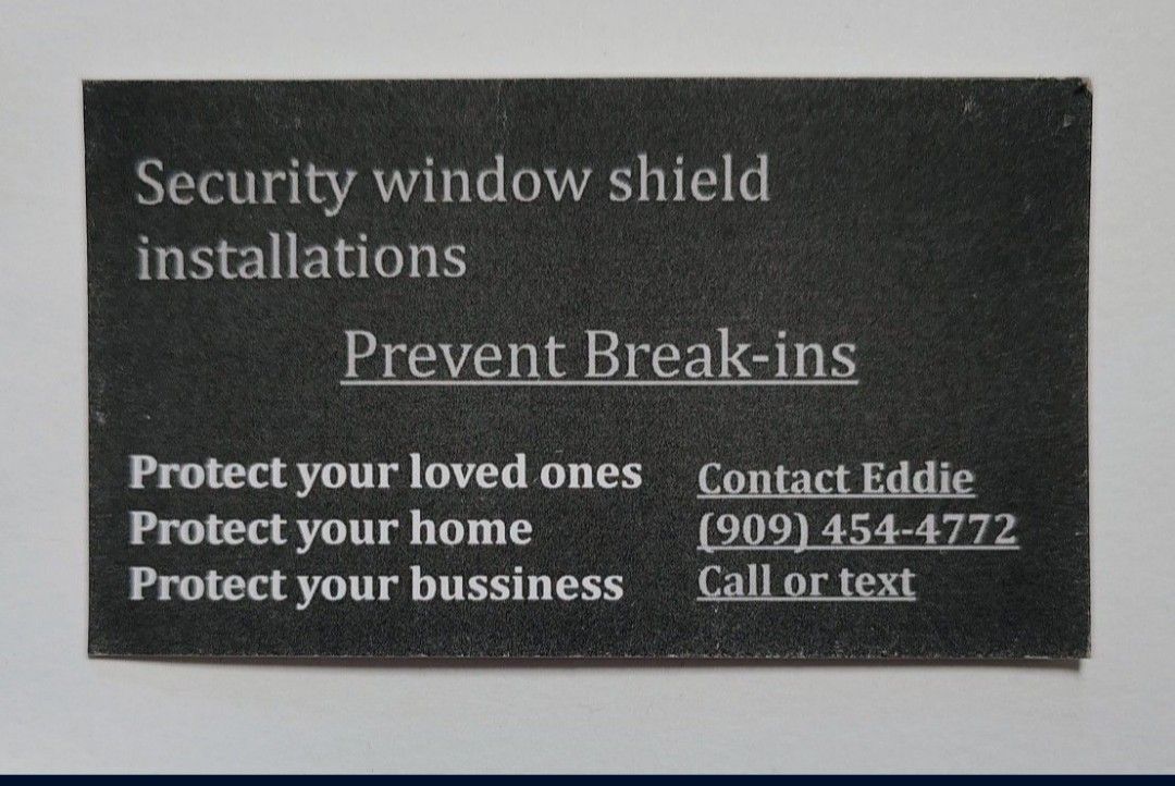 Security Window Shield
