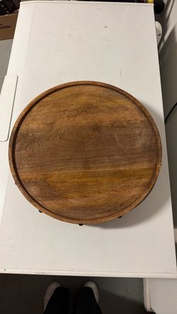 Wooden lazy Susan