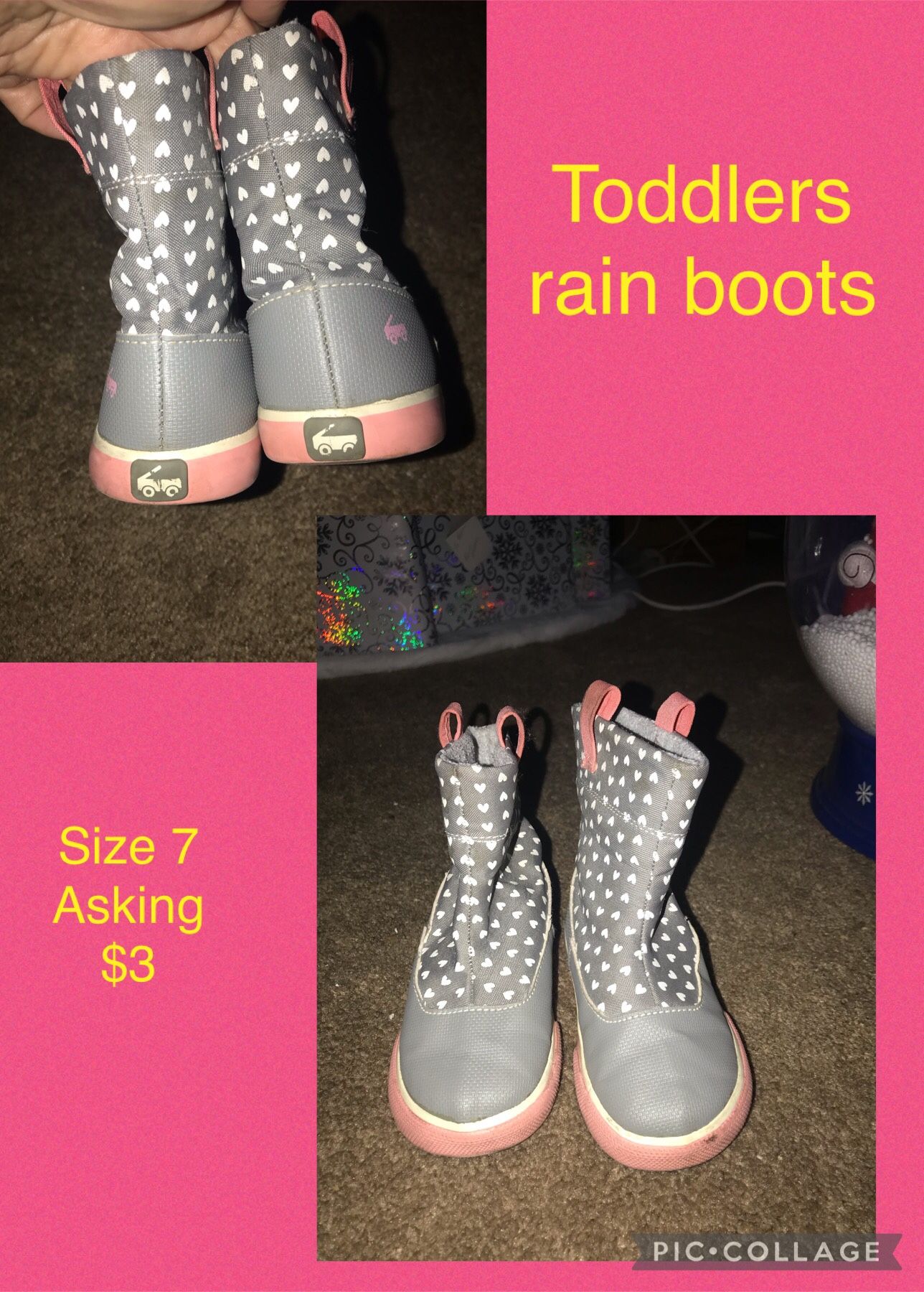 Toddlers Rain Boots