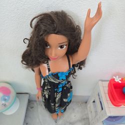 Four foot tall, princess, elena, doll with two dresses