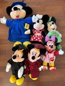Lot Of 3 Vintage Mickey & Minnie Mouse Toys
