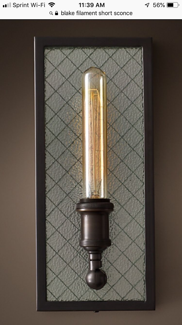 Restoration Hardware Sconce Light in Bronze New